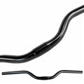 Guidão 25.4 Aço Alto 50mm X 580mm P/ Bicicleta Aro 24/26 - Preto