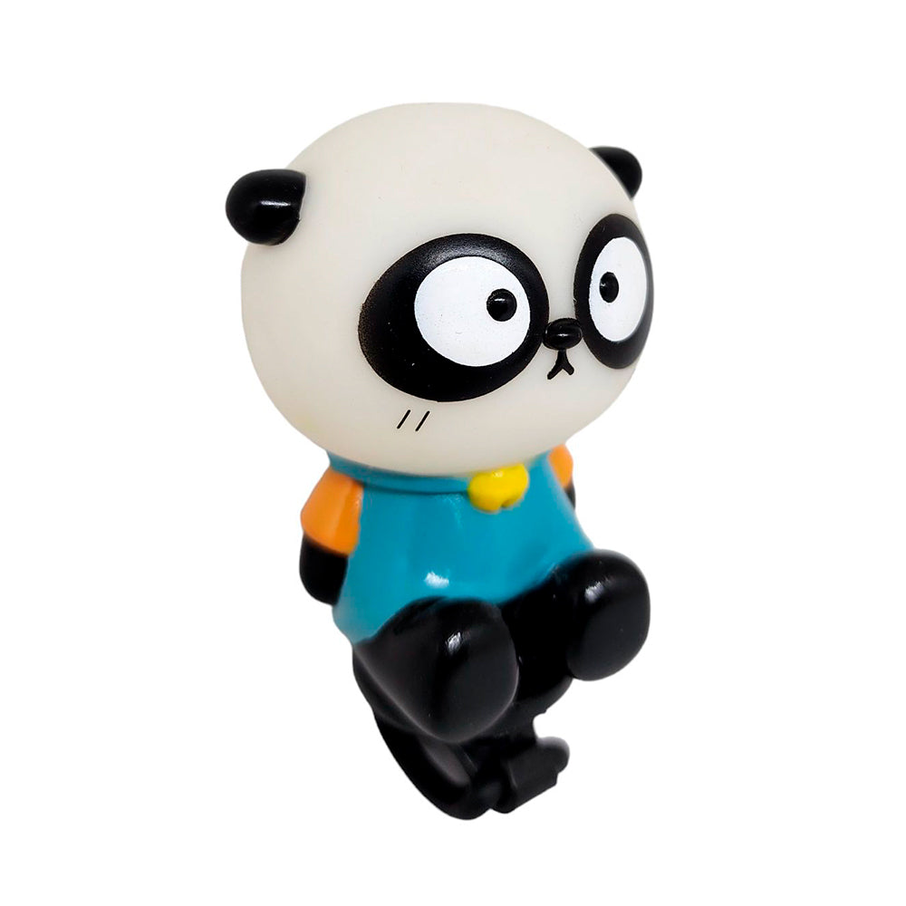 BUZINA CAMPAINHA ELLEVEN PANDA SILICONE - PRETO/BRANCO