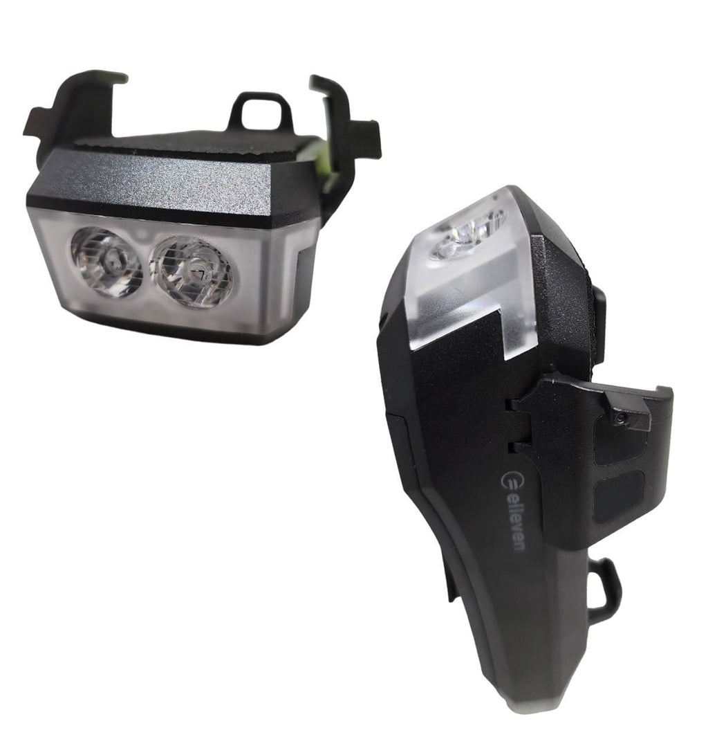 Suporte Elleven 4 em 1 para Celular com Farol, Buzina e Power Bank - Preto