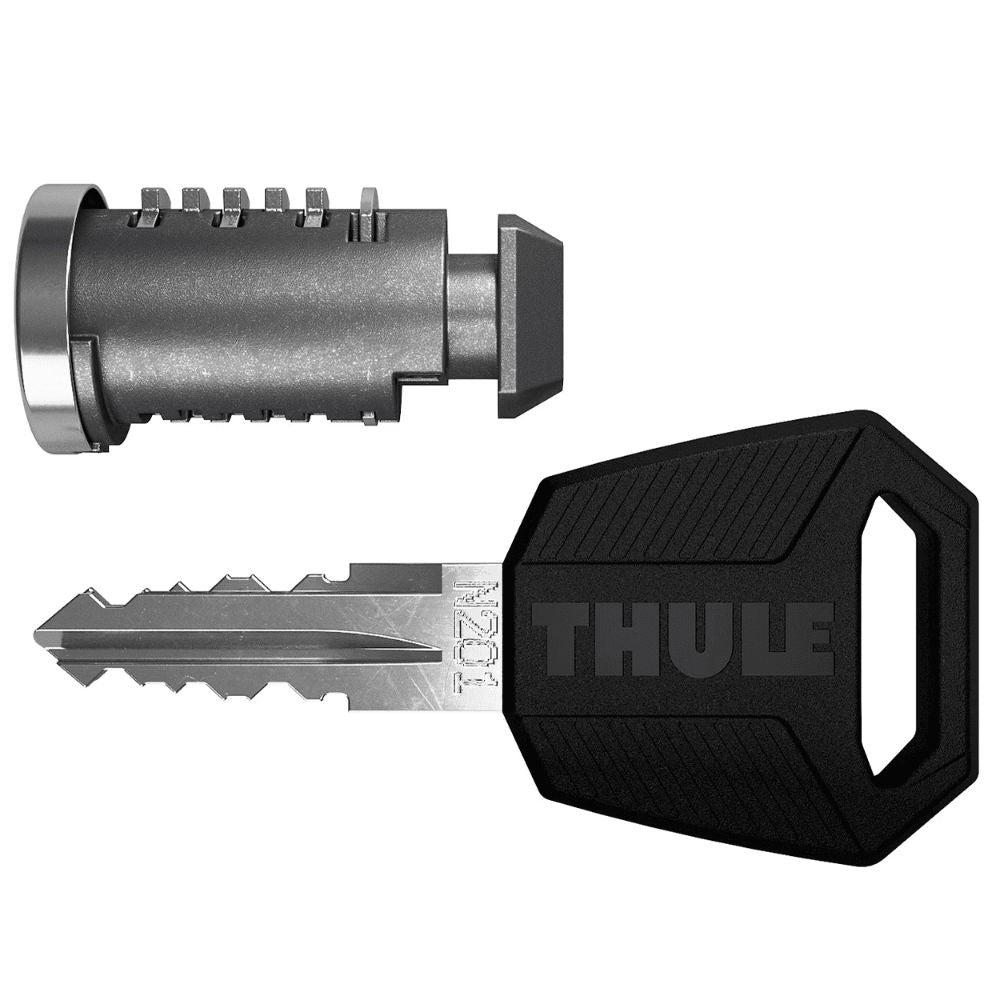 FECHO PARA RACK DE TETO THULE ONE-KEY SYSTEM 6 CILINDROS (4506) - PRETO