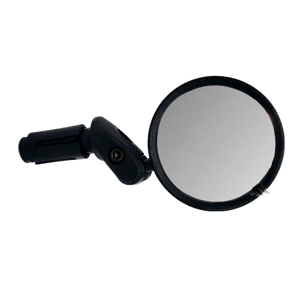 Espelho Retrovisor Mini Redondo Com Regulágem Elleven - Preto