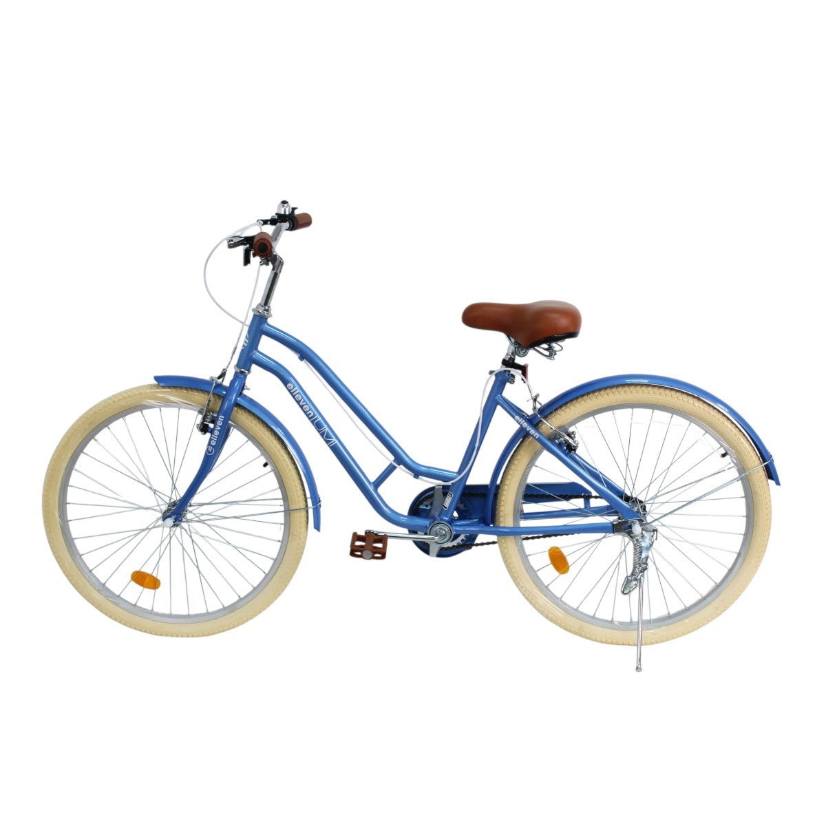 Bicicleta 24 Elleven Lumi 2026 Azul/Branco