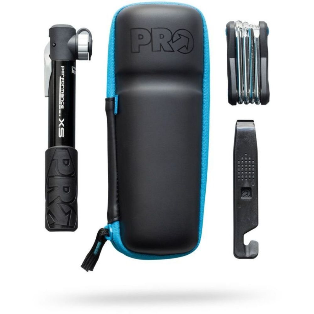 KIT FERRAMENTAS SHIMANO PRO TIPO CARAM. C/ CANIVETE E BOMBA (APRAC0145) - PRETO