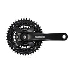 PEDIVELA SHIMANO TY501 REDUZIDO 24/34/42 6/7/8V C/ PROTETOR - (175mm) - PRETO
