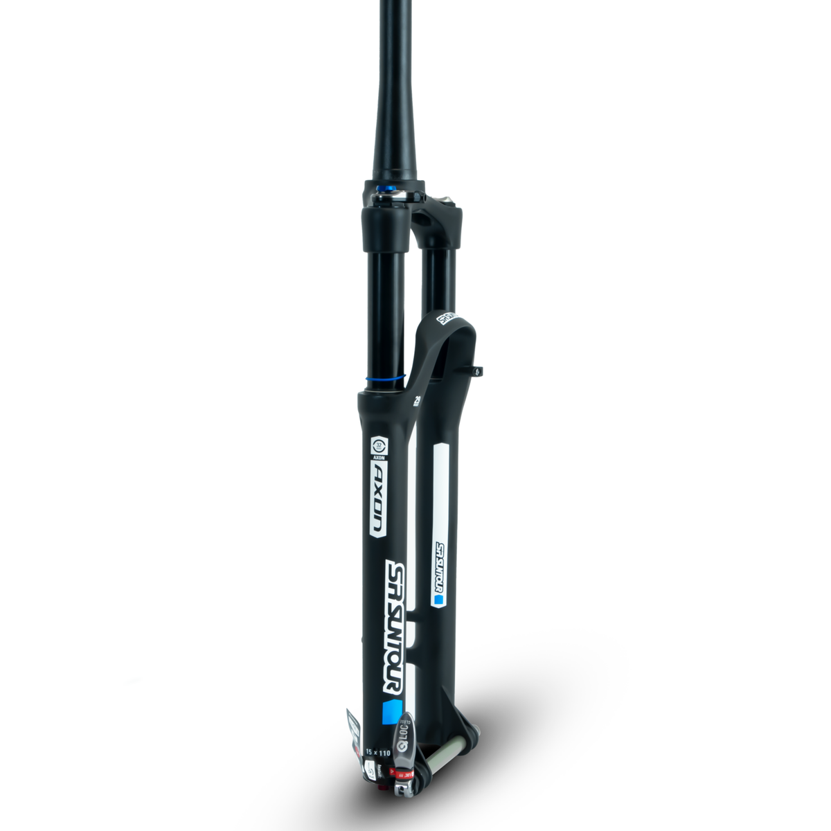 SUSPENSÃO DE BICICLETA 29 TAPERED SUNTOUR AXON AIR 100MM BOOST 110X15 - PRETO - TAPERED
