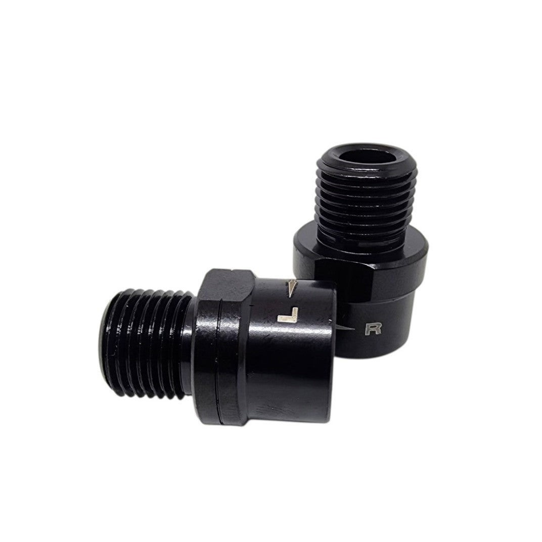 EXTENSOR DE PEDAL 16MM 9/16 INOX PRETO