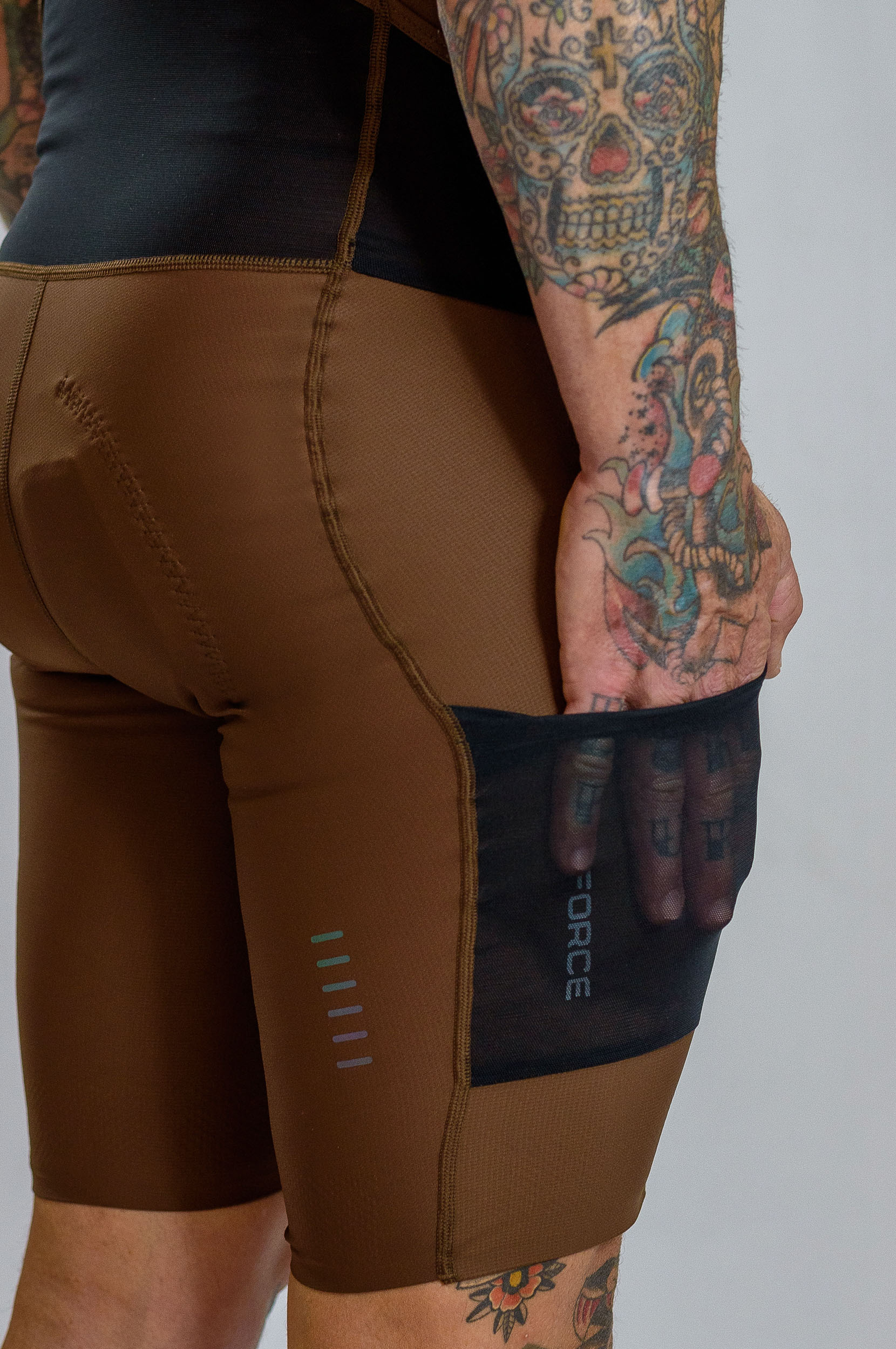 BRETELLE MASCULINO ENDURANCE CARGO COFFEE -MARROM - G