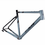 QUADRO TSW GRAVEL 700C ALUMÍNIO TAMANHO L CINZA/PRETO