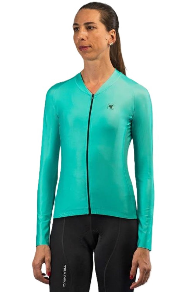 CAMISA DE CICLISMO FREE FORCE FEMININA MANGA LONGA TRAINING GRACEFUL  2024