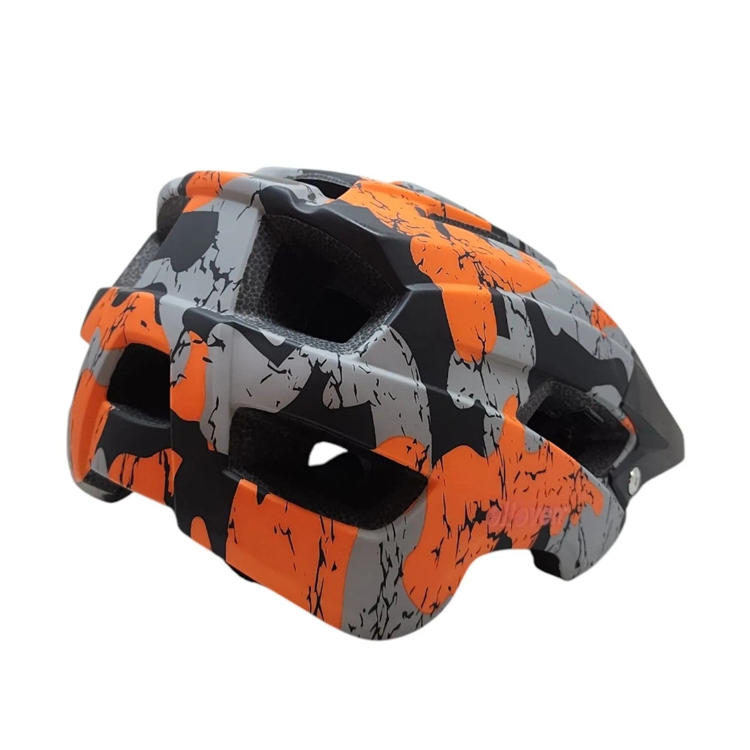 Capacete Elleven Trail Inmold Race L 57-62 Laran/Preto/Cinza