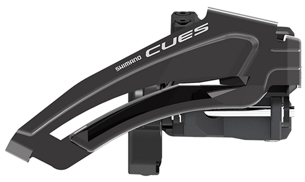 CAMBIO DIANTEIRO 10/11V SHIMANO CUES FD-U8010-L TOP SWING 34.9MM/28.6MM 36-40D (EFDU8010LX3) - PRETO