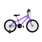 BICICLETA 16 AÇO C/ RODA LATERAL E ARO ALUMÍNIO FEMININA