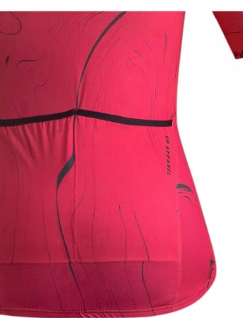 CAMISA CICLISMO UP APPAREL FEMININA CITY PINK