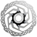 ROTOR DE FREIO A DISCO SHIMANO C. LOCK 160MM RT10 - PRATA - 160mm (ASMRT10S2)