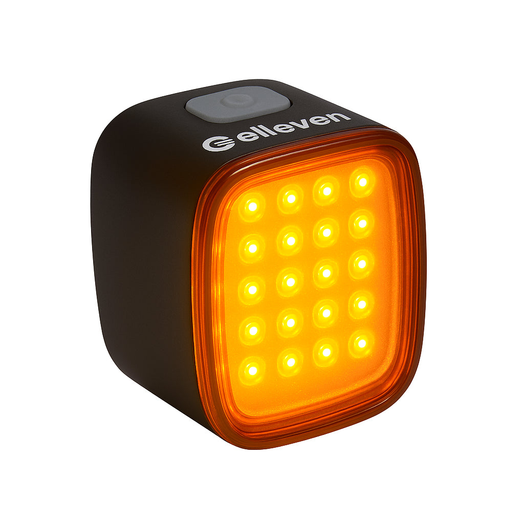 Vista Light Elleven Cube100 24 Leds Pisca Pisca 50 Lumens Extra Brilho Traseiro Usb - Preto
