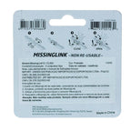 EMENDA CORRENTE POWERLINK KMC 12V (CARTELA C/ 2 UN) - PRATA