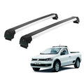 RACK DE TETO LONG LIFE SPORT ALUM. P/ SAVEIRO G6 A PARTIR DE 2009 FIXA NO FRISO (AG-5) - PRATA