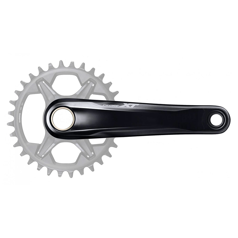 PEDIVELA SHIMANO DEORE XT 12V FC-M8120 BOOST S/COROA (165mm) - PRETO - 165mm