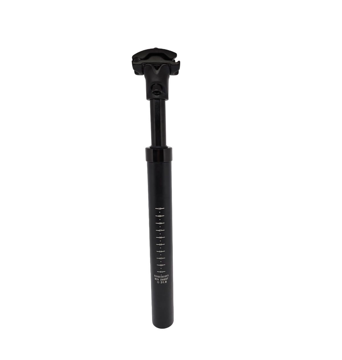CANOTE ELLEVEN MTB C/ SUSP FORJADO T6 27.2 350MM RECUO 13MM - PRETO - 27.2mm