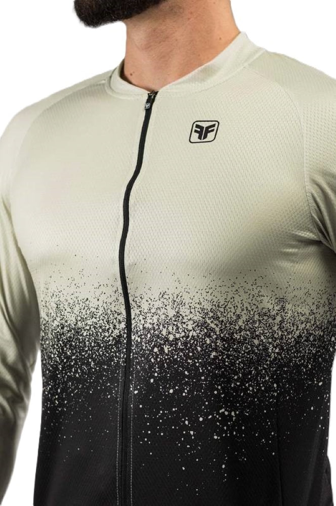 CAMISA DE CICLISMO FREE FORCE MASCULINA BASIC MANGA LONGA DIRTY 2024