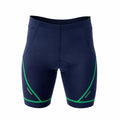 Bermuda ELITE Esporte Masc P/ Ciclista UV PROTECTION MARINHO/VERDE 16 ANOS