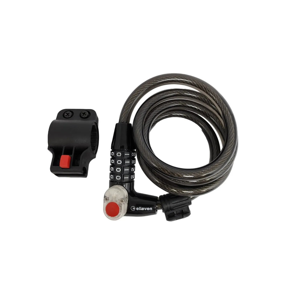 Cadeado Elleven Espiral Com Iluminação E Segredo Com Suporte 12mm X 1200mm