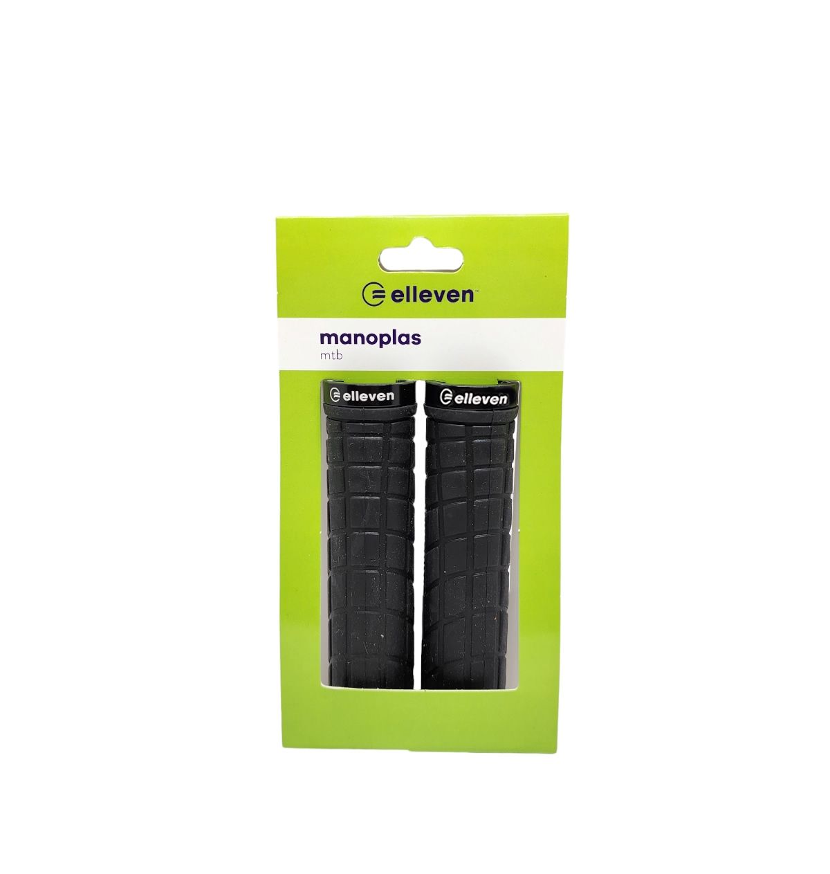 MANOPLA ELLEVEN ERGONOMICA 130MM EMBORRACHADA BASIC PRETO