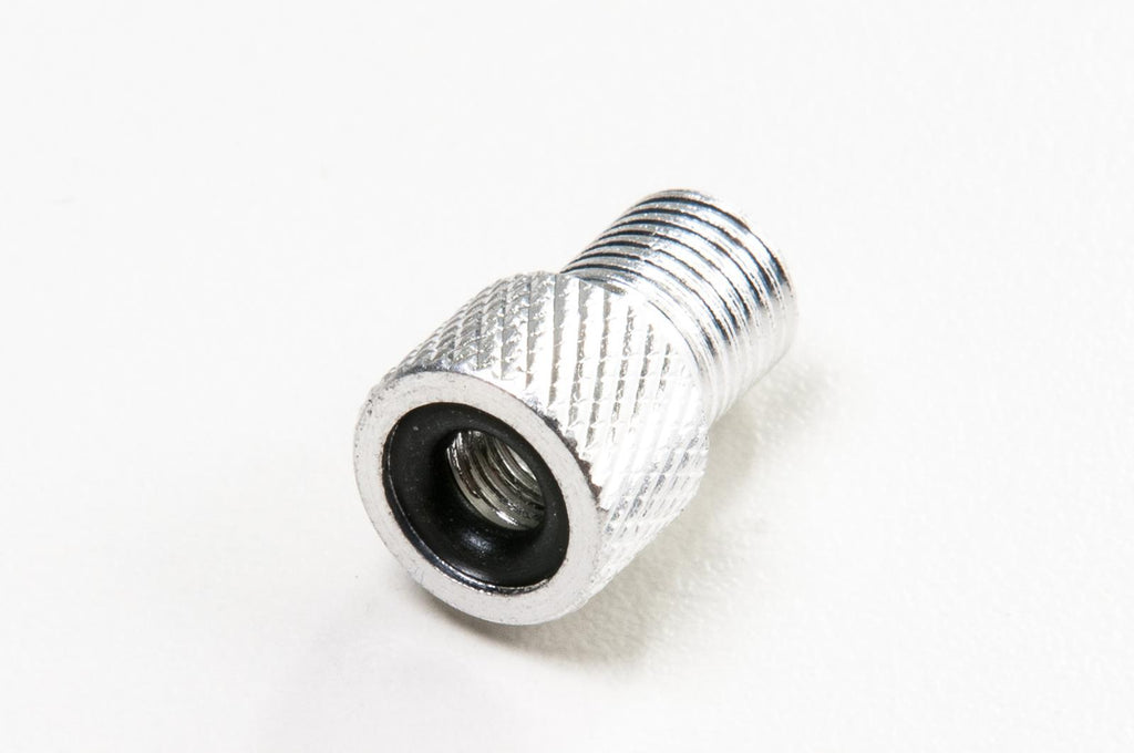 ADAPTADOR DE VÁLVULA PRESTA P/ BUTYL/SCHRADER ALUMÍNIO