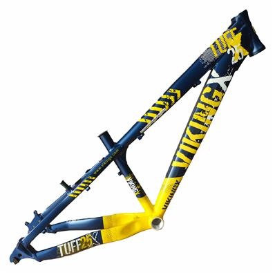 QUADRO 26 VIKINGX TUFF X-25 ALUMÍNIO AZUL  / AMARELO