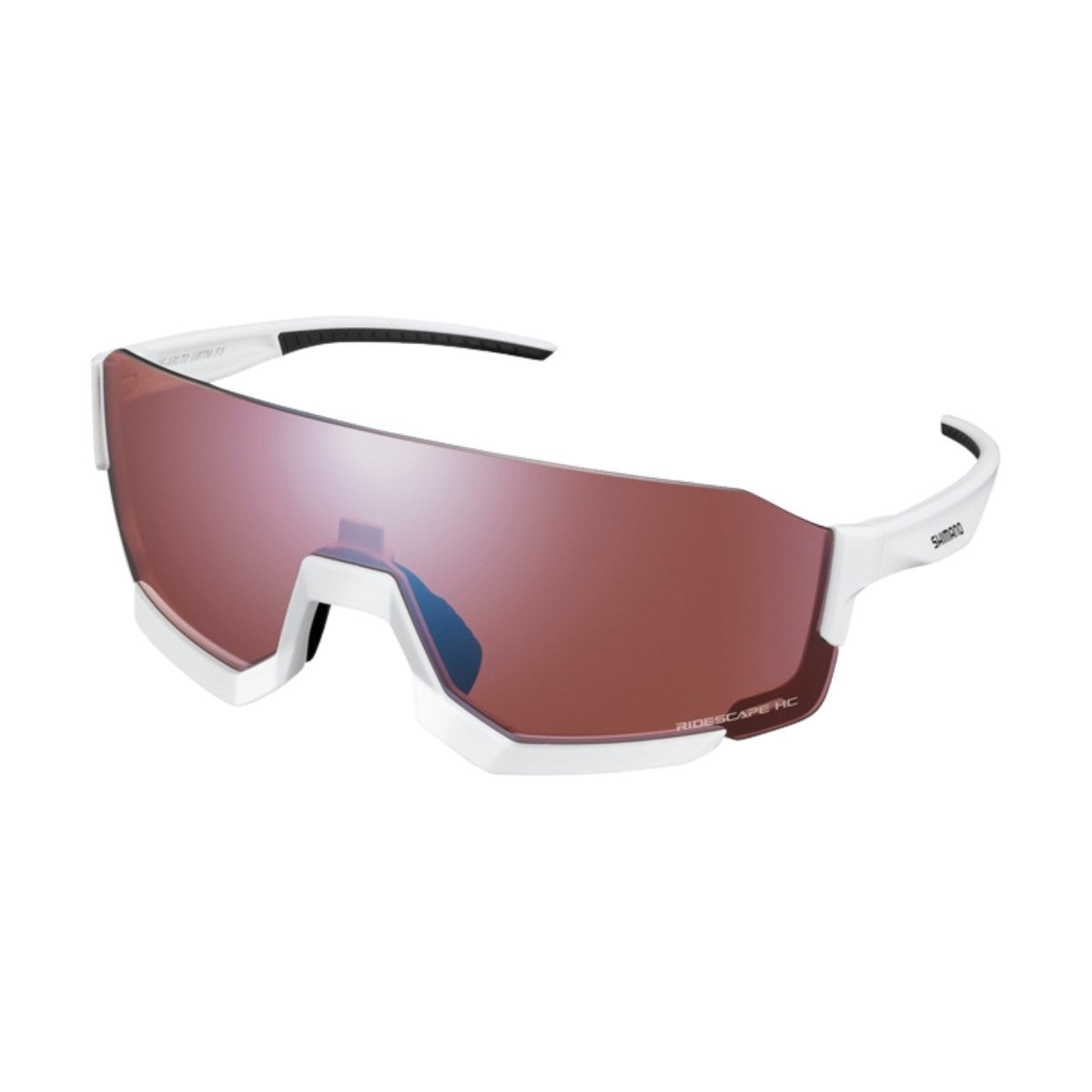 ÓCULOS SHIMANO AEROLITE LENTE RIDESCAPE ALTO CONTRASTE (ECEARLT2HCW01)  BRANCO