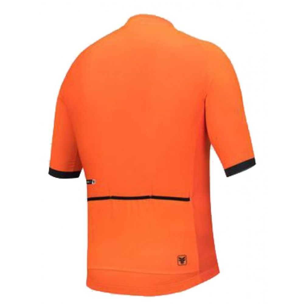 Camisa Ciclismo Free Force Orange Training Fit