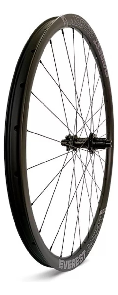 RODAS 29 VZAN EVEREST CARBON DISC 28F SRAM XD TUBELESS BOOST - PRETO - 28F