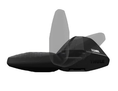 BARRA DE RACK DE TETO THULE ALUMÍNIO WING BAR EVO 135CM PRETO (7114B)