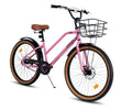 BICICLETA 24 ELLEVEN ELLY C/ CESTA ROSA/PRETO