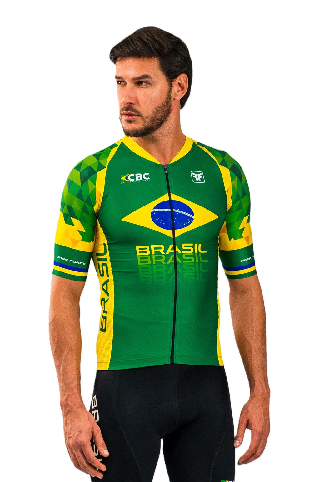 CAMISA CICLISMO FREE FORCE MASC. AERO BRASIL COLLECTION CBC