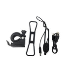 Suporte Elleven 4 em 1 para Celular com Farol, Buzina e Power Bank - Preto