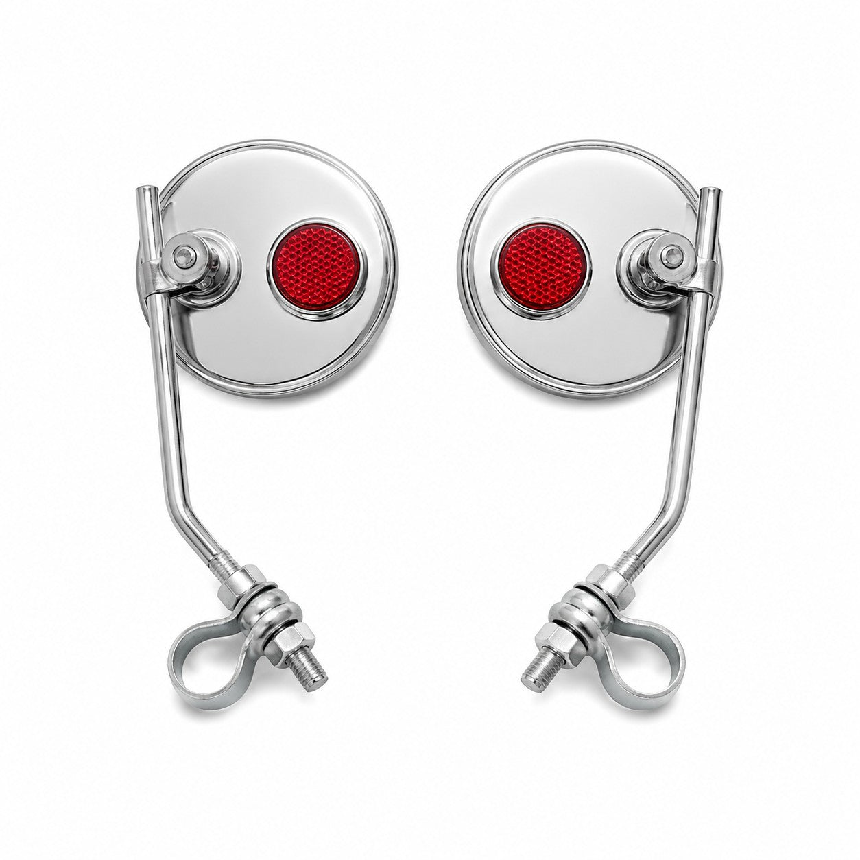 ESPELHO REDONDO CROMADO ELLEVEN - PAR