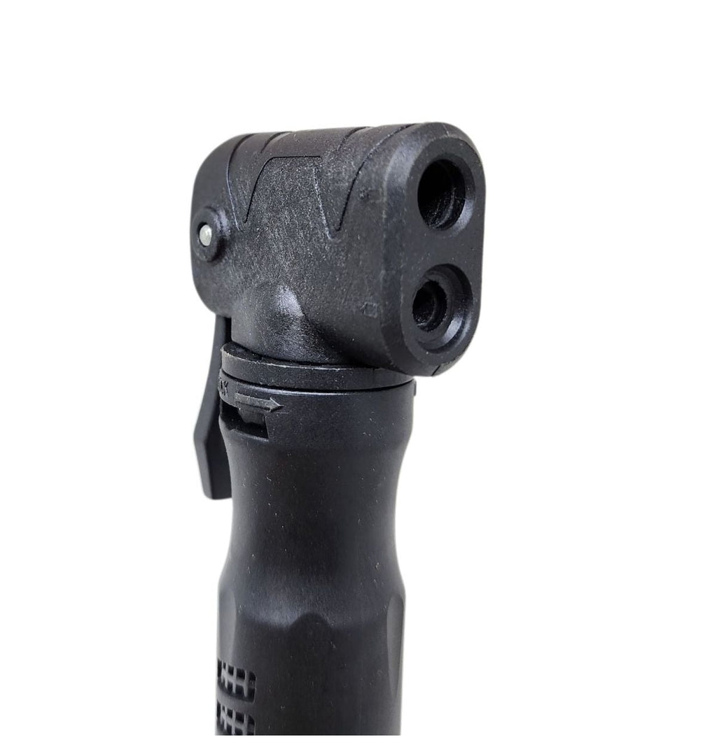 BOMBA DE AR ELLEVEN MINI BARRIL ALUMINIO BICO DUPLO 100 PSI