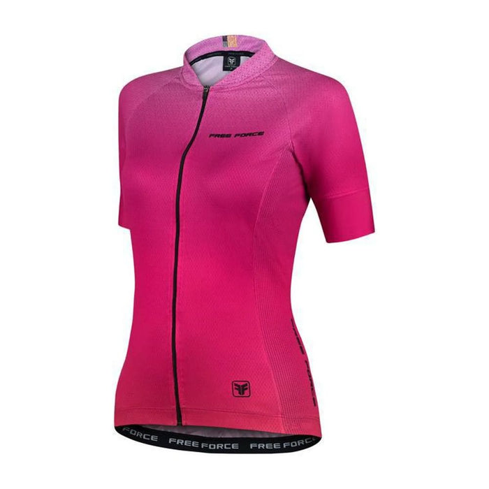 CAMISA CICLISMO FREE FORCE SPORT BLAZING FEMININA - ROSA / 3G