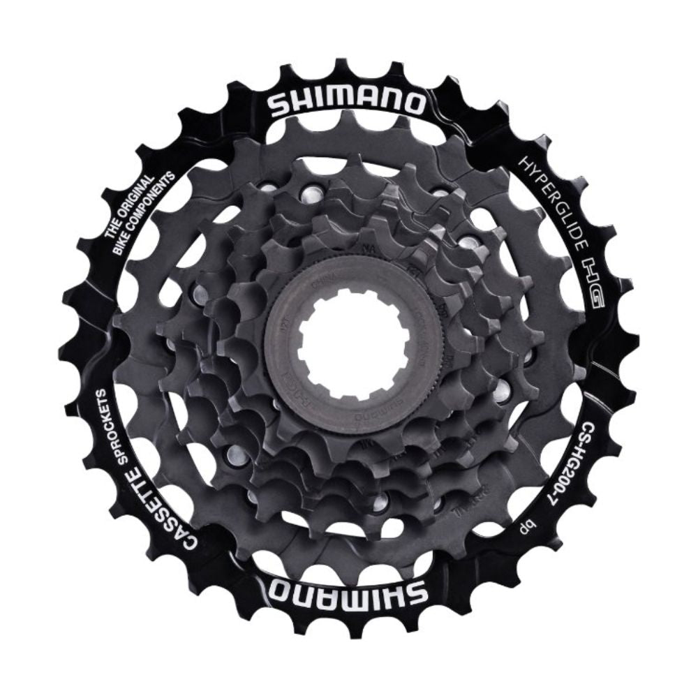 CASSETE 7V SHIMANO TX HG200 12/32D (21V) (ACSHG2007232T) - PRETO