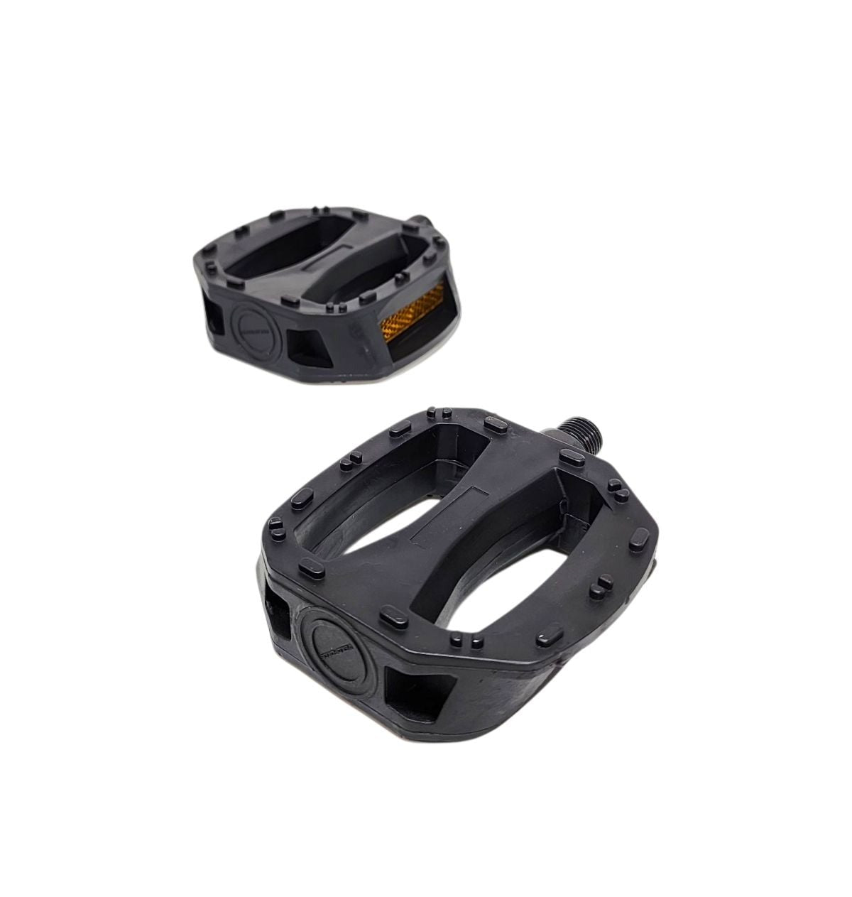 PEDAL INFANTIL 1/2 PLASTICO COM REFLETOR PRETO