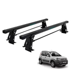 RACK DE TETO LONG LIFE AÇO P/ NOVO UNO - 2 PORTAS (2011 À 2012 E A PARTIR DE 2015/ NOVO UNO) (FU-2) - PRETO