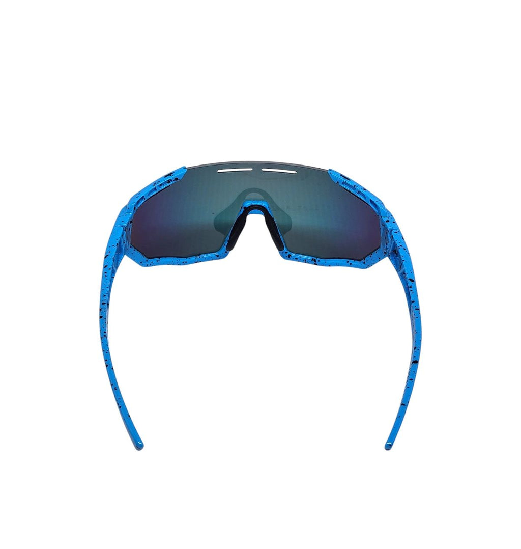 Oculos Ciclismo Kids Elleven Xq547 Lente Policarbonato Colors Uv400 Azul