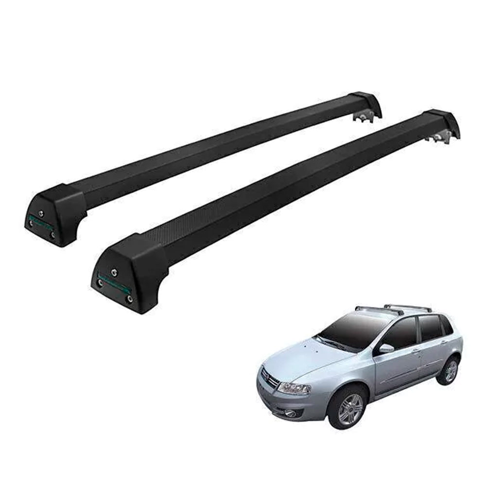 RACK LONG LIFE SPORT ALUM. PRETO P/ FIAT STILO (PStl) - PRETO