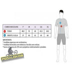CAMISA CICLISMO FIRST TEAM - CINZA - P