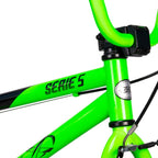BICICLETA ARO 20 AÇO BMX SERIE 5 LIMITED VERDE NEON/PRETO
