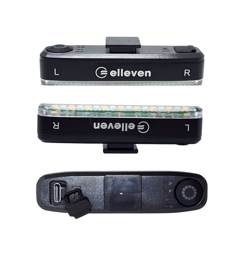 Pisca Elleven Sinalizador 50lm Com Sensor Frenagem + Seta Lateral+ Controle Remoto