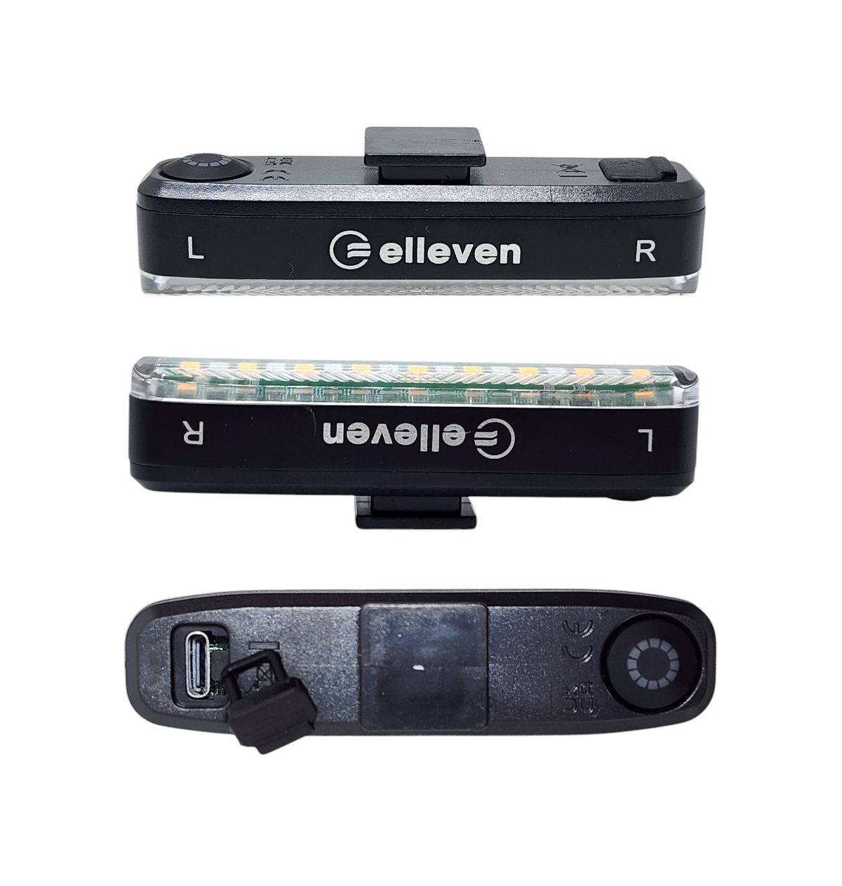 Pisca Elleven Sinalizador 50lm Com Sensor Frenagem + Seta Lateral+ Controle Remoto