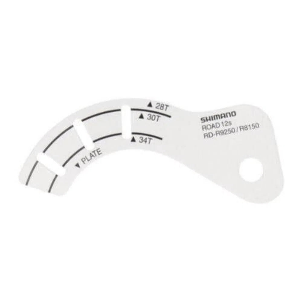 CALIBRE DE AJUSTE DA RODA GUIA SHIMANO DURA-ACE RD-R9250 (Y3GK89600) - BRANCO