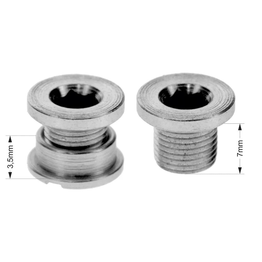PARAFUSO FIXAÇÃO COROA AÇO UNIDADE (7mm) - CROMADO